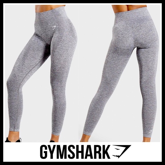 Gymshark Pants - Gymshark Women’s Athletic Vital Rise Leggings - Smokey Grey Marl
Size (S) Small